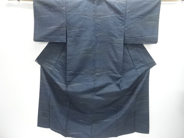 JAPANESE KIMONO / HITOE TOKAMACHI TSUMGI / WOVEN ABSTRACT PATTERN 